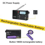 QODOSEN DX-286 Portable Shortwave Radio AM FM LW SW Ultra High Sensitivity Full Band Radios with TEF6686 Chip for Kitchen, Desk, Bedroom, Office and Outdoors.