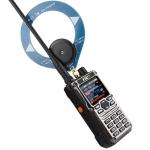 KSUN Ham Radio Handheld HF SSB CB Smart APP Programming,Two Way Radios Screen with Short Wave Antenna for Hiking, Security, Rescue HF123D (1 Pack)