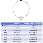 WV-601 Portable Shortwave Radio Loop Antenna 10KHz-999MHz All Band Radio Antenna LW/MW/SW/FM/AIR/VHF/UHF 20W Passive Receiving Antenna