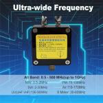 K-480WLA Portable Shortwave Radio Active Loop Antenna 0.5MHz-500MHz Full Band Radio Antenna LW/MW/SW/FM/VHF/HF/Air 6 Meters 30dBi SDR Ham Radio Antenna with 1800mAh Battery（Built-in Filter）