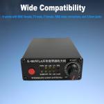 K-480WLA Portable Shortwave Radio Active Loop Antenna 0.5MHz-500MHz Full Band Radio Antenna LW/MW/SW/FM/VHF/HF/Air 6 Meters 30dBi SDR Ham Radio Antenna with 1800mAh Battery（Built-in Filter）