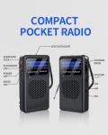 3 Band Pocket Radio, Portable AM FM SW Battery Operated Radio with Shortwave,