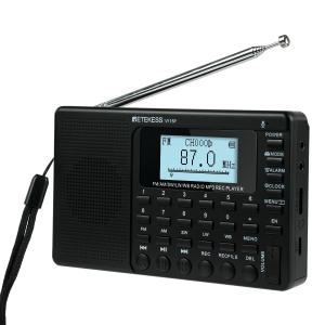 Retekess V115P Shortwave Radio Portable AM FM WB Radio TF/AUX Recorder For Gift