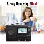V115P Portable Radio,AM FM SW WB Radio,Digital Stereo Radio With Bluetooth Gift