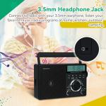 TR635 Portable Shortwave Radio AM FM Digital Radio ANT Antenna Jack Senior Gift