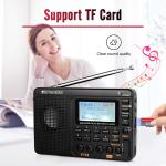 V115 Portable Radio,AM/FM/SW Digital Stereo Radio Rechargeable For Senior Gift