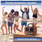 Retro Portable Radio AM FM SW 3 Band,Usb Charging, Shortwave Radio with Bluetoot