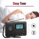 V115P Portable Radio,AM FM SW WB Radio,Digital Stereo Radio With Bluetooth Gift