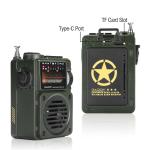 Raddy RF750 Shortwave Radio AM/FM/SW/WB BLUETOOTH 5.0 Speaker Rechargeable