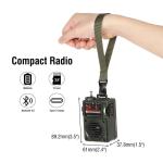 Raddy RF750 Shortwave Radio AM/FM/SW/WB BLUETOOTH 5.0 Speaker Rechargeable
