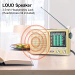 Portable Radio AM FM, Transistor Radio, Plug in Wall or Battery Operated Radio