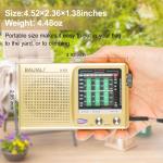 Portable Radio AM FM, Transistor Radio, Plug in Wall or Battery Operated Radio