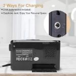 Portable Radio AM FM, Transistor Radio, Plug in Wall or Battery Operated Radio