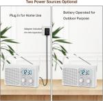 Compact AM FM Shortwave Radio with Strong Reception - Perfect for Seniors & Kids