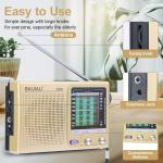 Portable Radio AM FM, Transistor Radio, Plug in Wall or Battery Operated Radio
