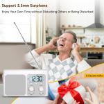 Compact AM FM Shortwave Radio with Strong Reception - Perfect for Seniors & Kids