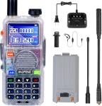 Digital Handheld Radio Scanner Fire Police VHF FM EMS Ham 2 Way Transceiver Dual