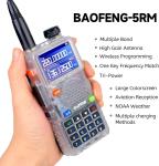 Digital Handheld Radio Scanner Fire Police VHF FM EMS Ham 2 Way Transceiver Dual