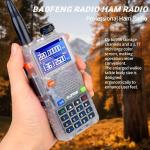 Digital Handheld Radio Scanner Fire Police VHF FM EMS Ham 2 Way Transceiver Dual