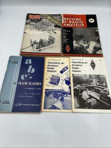 Vintage Bundle Of Amateur Radio Ham Radio Books Manuals Magazines