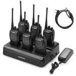 6Pack Baofeng BF-888S Two-way Radio + 6 way Rapid Charging Dock