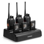 6Pack Baofeng BF-888S Two-way Radio + 6 way Rapid Charging Dock