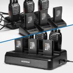 6Pack Baofeng BF-888S Two-way Radio + 6 way Rapid Charging Dock
