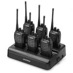 6Pack Baofeng BF-888S Two-way Radio + 6 way Rapid Charging Dock