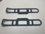One Piece Carbon Fiber filled Nylon Yaesu FT-891 / FT-857D Side protective Rails