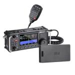 [with Extra Battery] Xiegu X6200 HF Radio Transceiver, Portable HF/50MHz/WFM/AIR Receiver with RF Direct Sampling System, 3200mAh Replaceable Battery, 4" LCD Screen
