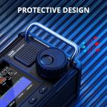 Xiegu X6200 HF Radio Transceiver, Portable HF/50MHz/WFM/AIR Receiver with RF Direct Sampling System, 3200mAh Replaceable Battery, 4" LCD Screen, Supports SSB/CW/AM/NFM/DIGI/WFM Modulations