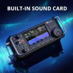 Xiegu X6200 HF Radio Transceiver, Portable HF/50MHz/WFM/AIR Receiver with RF Direct Sampling System, 3200mAh Replaceable Battery, 4" LCD Screen, Supports SSB/CW/AM/NFM/DIGI/WFM Modulations