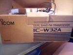 Icom IC-W32A Dual Band UHF/VHF Handheld Transceiver with box