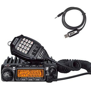 TYT TH-9000D Plus Ham Mobile Transceiver, UHF Radio 420-450Mhz 40W 70CM Amateur Base Transceiver with Cable