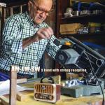 AM FM Retro Radio Portable Vintage Shortwave Radio with Bluetooth Speaker