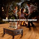 AM FM Retro Radio Portable Vintage Shortwave Radio with Bluetooth Speaker