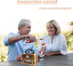 AM FM Retro Radio Portable Vintage Shortwave Radio with Bluetooth Speaker