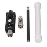 QRP HF Loop Antenna Portable with Tuner Full Band Coverage for Shortwave Aviation FM Reception Ham Radio Field Operation