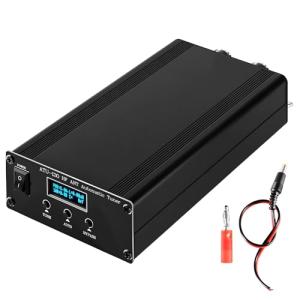 ATU-130 Antenna Tuner, 1.8-50MHz HAM Radio Antenna Tuner, 200W Micro Shortwave Automatic Antenna Tuner for Home Vehicle Field Radio Use, 10-15VDC OLED Display