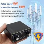 QRP Manual Antenna Tuner Z-Match 3-28MHz for Ham Radio CW, 5W Z-Match Tuner with BNC, Adjust Impedance Matching