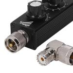 QRP HF Loop Antenna Portable with Tuner Full Band Coverage for Shortwave Aviation FM Reception Ham Radio Field Operation