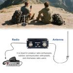 QRP Manual Antenna Tuner Z-Match 3-28MHz for Ham Radio CW, 5W Z-Match Tuner with BNC, Adjust Impedance Matching