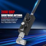 EVTSCAN Mini Portable Tuner Unit with QRP Shortwave HF Antenna Kit, for Amateur Radio Transceiver, 5MHz to 55MHz Adjustable Frequency Full Band, for Field Operation, Emergency Communication