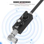 EVTSCAN Mini Portable Tuner Unit with QRP Shortwave HF Antenna Kit, for Amateur Radio Transceiver, 5MHz to 55MHz Adjustable Frequency Full Band, for Field Operation, Emergency Communication