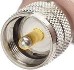 Superbat CB Antenna Cable 50ft Low Loss PL-259 UHF Male to Male RG142 High Power 50 Ohm Coax Cable for CB HAM Radio Antenna Tuner Analyzer Dummy Load SWR Meter