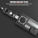 EVTSCAN Mini Portable Tuner Unit with QRP Shortwave HF Antenna Kit, for Amateur Radio Transceiver, 5MHz to 55MHz Adjustable Frequency Full Band, for Field Operation, Emergency Communication