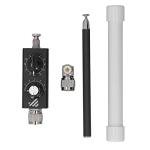 EVTSCAN Mini Portable Tuner Unit with QRP Shortwave HF Antenna Kit, for Amateur Radio Transceiver, 5MHz to 55MHz Adjustable Frequency Full Band, for Field Operation, Emergency Communication