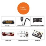 AnyTone Dual Band Mobile Transceiver VHF/UHF Transmitter Vehicle Radio AT-5888UV