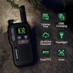 3x Baofeng GT-18 License Free FRS Radio Walkie Talkie Transceiver 22CH NOAA