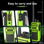 Retevis RB17A Two Way Radios Long Range,GMRS Repeater Capable,2200mAh, Emergency Preparedness,Walkie Talkie with Earpiece,2 Way Radio for Security,School,Hunt（4 Pack）